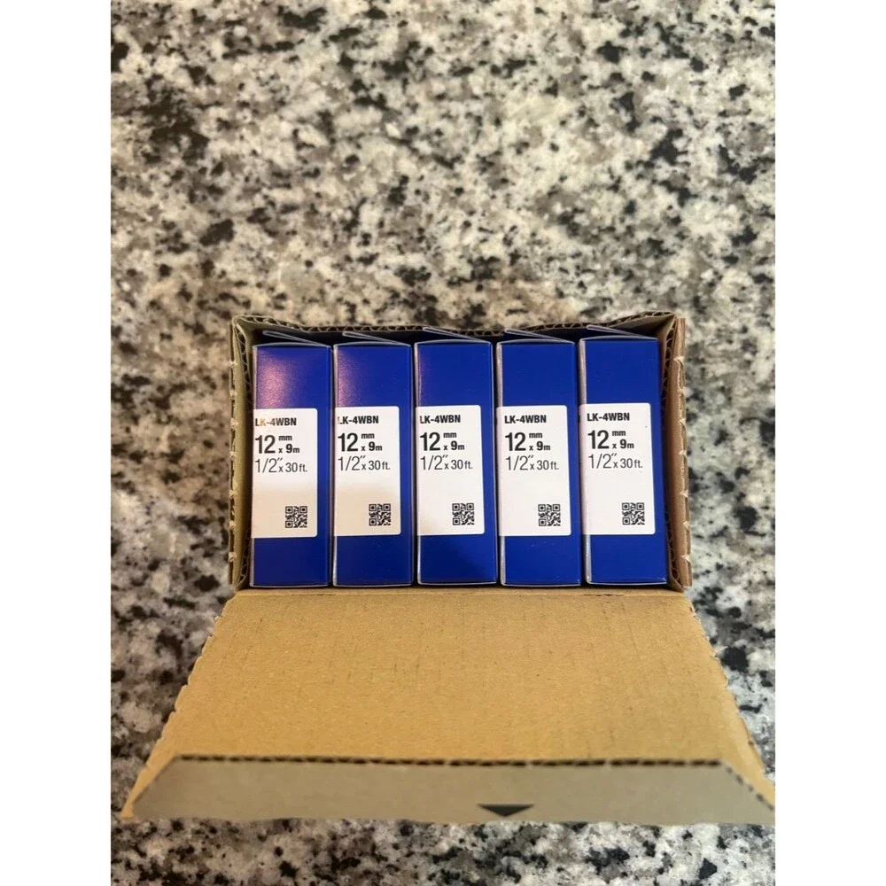Epson Label Works LK-4WBN 12mm 1/2